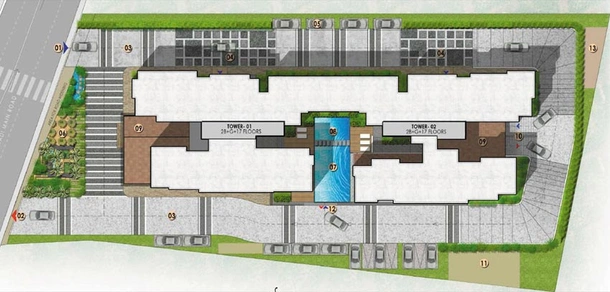 Master Plan of Prestige Woodland Park in Cooke Town, Bangalore - Image 75913