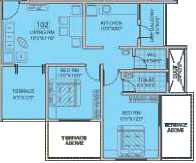 2 BHK Flat in Heera Solitaire in Phursungi, Pune - Image 612751