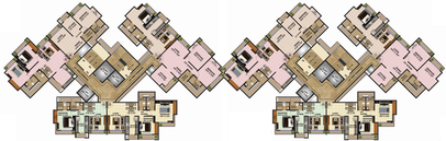 Floor Plan of Bhoomi Acres in Hiranandani Estate, Thane - Image 75969