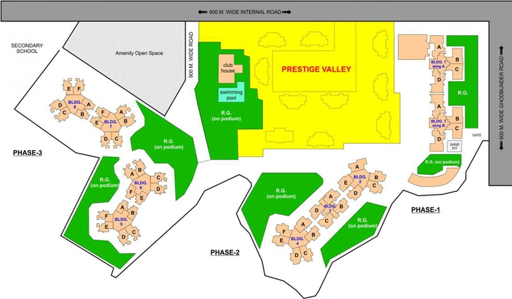 Master Plan of Cosmos Jewels in Ghodbunder Road, Thane - Image 76233
