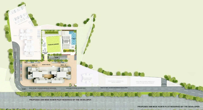Master Plan of Dosti Desire in Ghodbunder Road, Thane - Image 122454