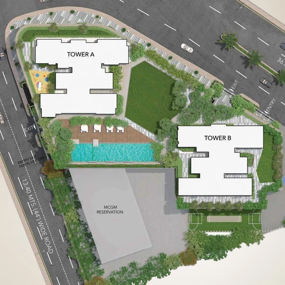 Master Plan of Viceroy Savana in Kandivali East, Mumbai - Image 25424