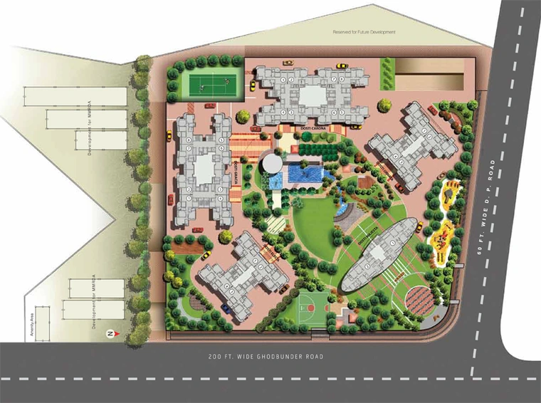 Master Plan of Dosti Imperia in Manpada, Thane - Image 76244