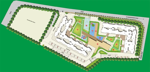 Master Plan of Kalpataru Hills in Manpada, Thane - Image 76255