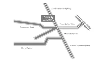 Location of Lodha Luxuria - Image 76261