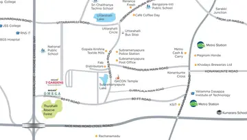 Location of Brigade 7 Gardens - Image 76456