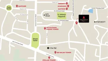Location of Shubham Trident - Image 94795