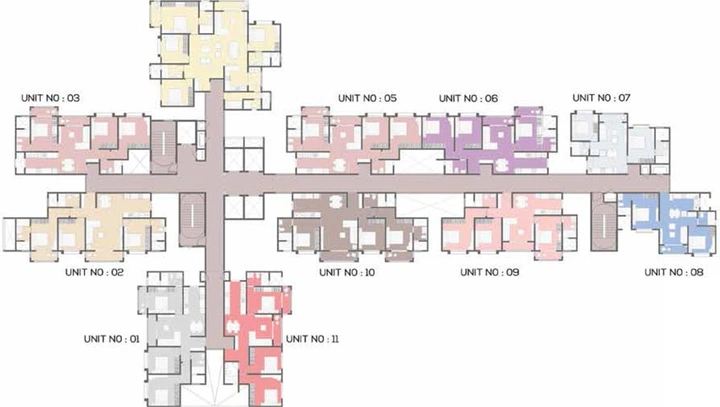 Floor Plan of Brigade Valencia in Electronic City, Bangalore - Image 76531