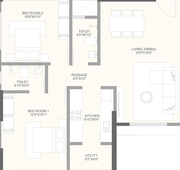 2 BHK Flat in Rathod Ratan Address in Prabhadevi, Mumbai - Image 449783