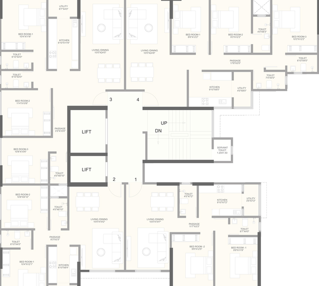Floor Plan of Rathod Ratan Address in Prabhadevi, Mumbai - Image 25552