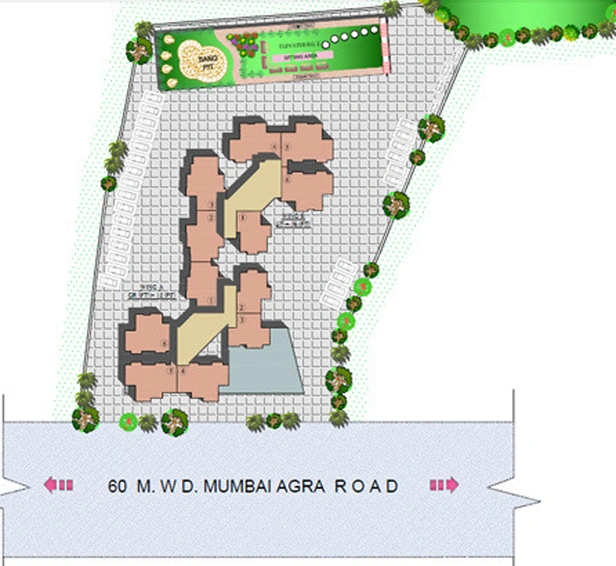 Master Plan of Cosmos Habitat in Majiwada, Thane - Image 76314