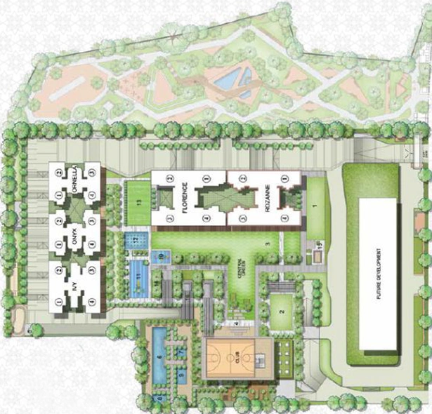Master Plan of Narang Courtyard Rozanne in Pokhran, Thane - Image 76323