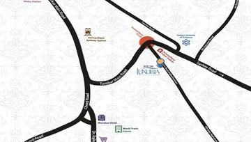 Location of Sattva Luxuria - Image 76559