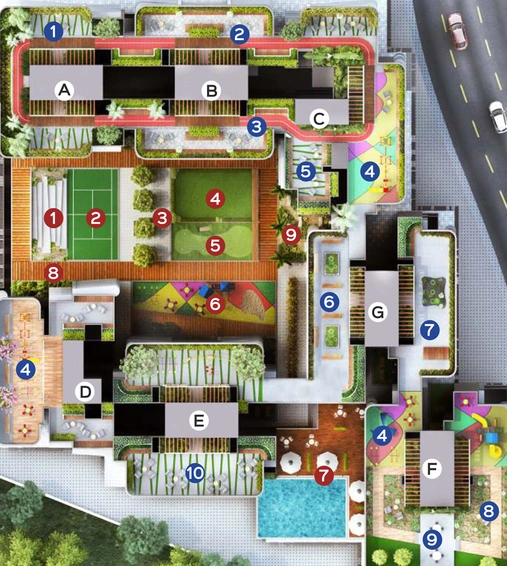 Master Plan of Pride Of Malad in Malad East, Mumbai - Image 25598