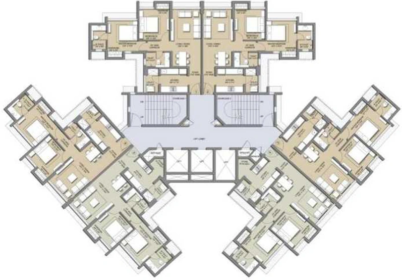 Floor Plan of Lodha Casa Viva in Majiwada, Thane - Image 76594