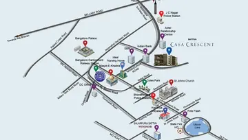 Location of Sattva Casa Crescent - Image 76678
