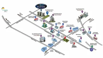 Location of Sattva Aspire - Image 76691