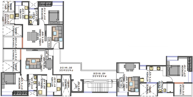 Floor Plan of Ashwamedh Integra in Baner, Pune - Image 76699