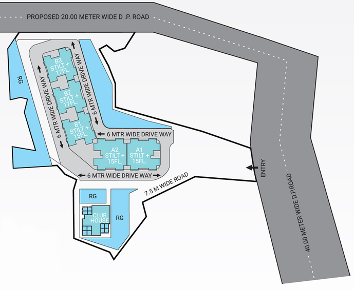 Master Plan of Cosmos Classique in Patilpada, Thane - Image 77974