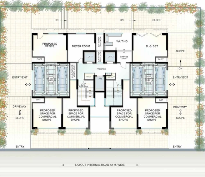 Master Plan of Ekdanta New Suraj Tower in Vartak Nagar, Thane - Image 76999
