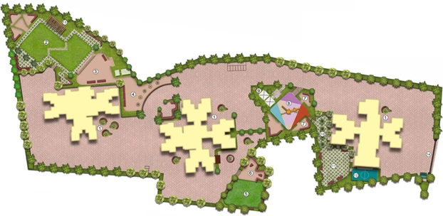 Master Plan of Raunak Heights in Thane West, Thane - Image 76830