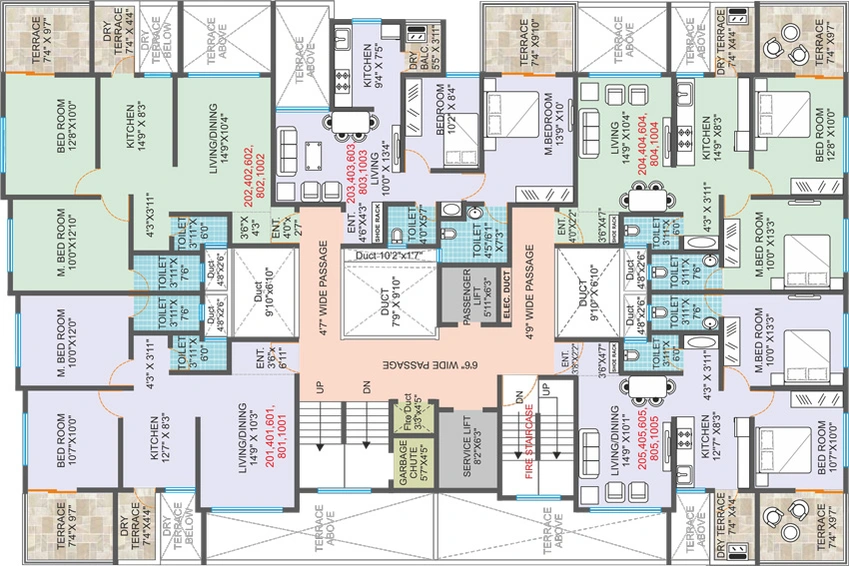 Floor Plan of Ogale Aditya Shagun in Chikhali, Pune - Image 77872