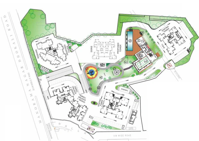 Master Plan of Runwal Pearl in Manpada, Thane - Image 77103