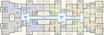 Floor Plan of Kanha Vrundavan Heritage in Saswad, Pune - Image 77922