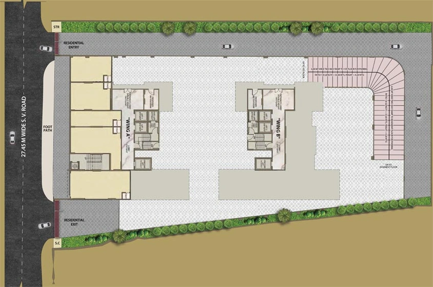 Master Plan of Unimont 24 Karat in Jogeshwari West, Mumbai - Image 76942