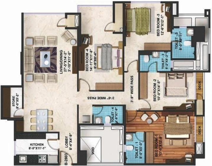 4 BHK Flat in Adani Western Heights in Andheri West, Mumbai - Image 609362