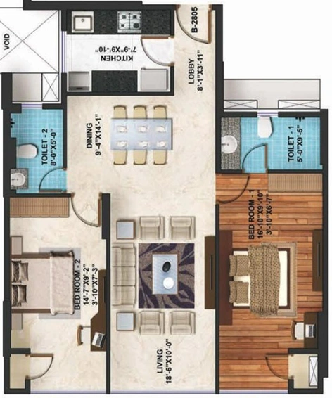 2 BHK Flat in Adani Western Heights in Andheri West, Mumbai - Image 609356