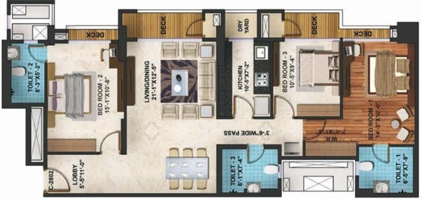 3.5 BHK Flat in Adani Western Heights in Andheri West, Mumbai - Image 609361