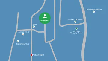 Location of JVM Srushti Vihar - Image 77202