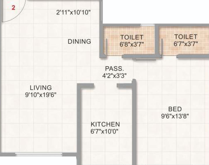 1 BHK Flat in Adityaraj Enclave in Ghatkopar East, Mumbai - Image 450207