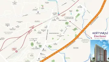Location of Adityaraj Enclave - Image 25786