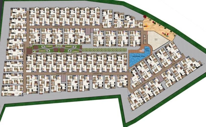 Master Plan of DS Max Senate in Begur, Bangalore - Image 77112