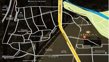Location of Paradigm Ariana Residency - Image 77245