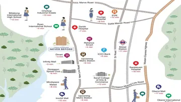 Location of Lodha Raj Infinia - Image 77254
