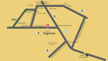 Location of Shriram Signiaa - Image 77320