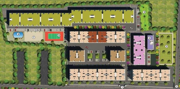 Master Plan of Shriram Sameeksha in Jalahalli, Bangalore - Image 77362