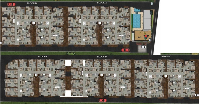 Master Plan of DS Max Synergy in Agrahara Badavane, Bangalore - Image 77565