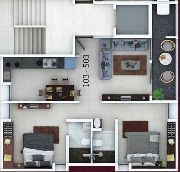 2 BHK Flat in Prime Tejasya in Kothrud, Pune - Image 613104