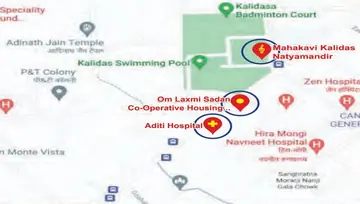 Location of Maverick Om Laxmi Sadan - Image 77432