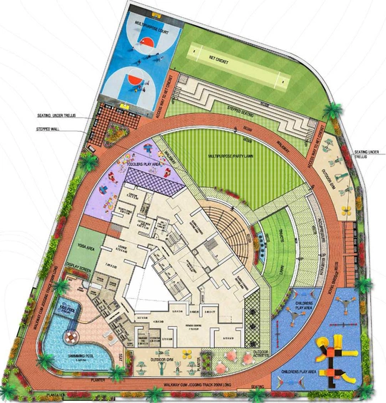 Master Plan of Om Divine Shloka in Vartak Nagar, Thane - Image 78980