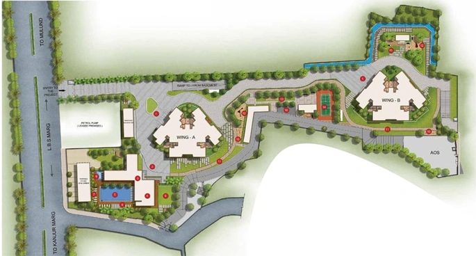 Master Plan of Kalpataru Crest in Bhandup West, Mumbai - Image 77464