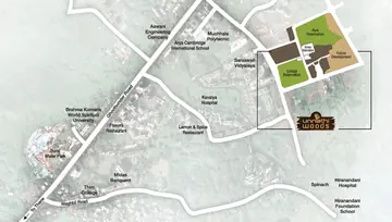 Location of Raunak Unnathi Woods Phase 6 - Image 77469