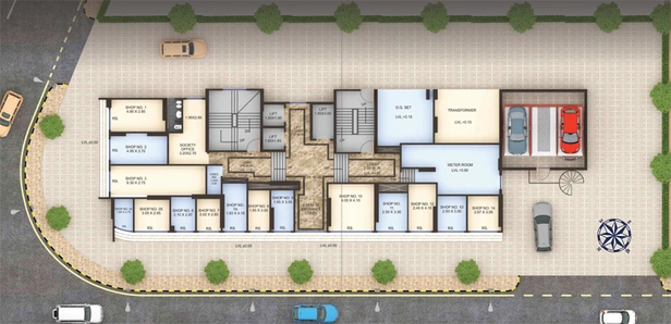 Master Plan of Satyadeep Shree Sandesh Heights in Vartak Nagar, Thane - Image 78486