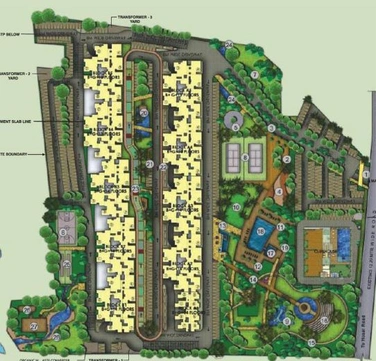 Master Plan of Mahaveer Ranches 1 in Hosa Road, Bangalore - Image 77494