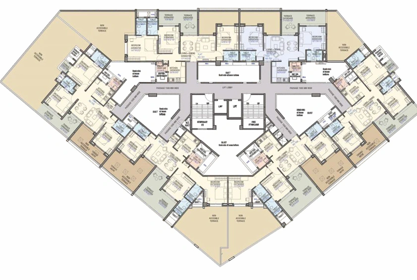 Floor Plan of Rachana Beverly Hills in Baner, Pune - Image 9608