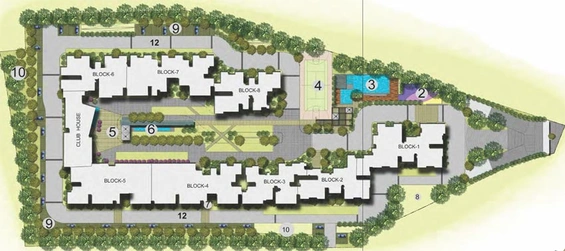 Master Plan of Mahaveer Celesse in Yelahanka, Bangalore - Image 77530